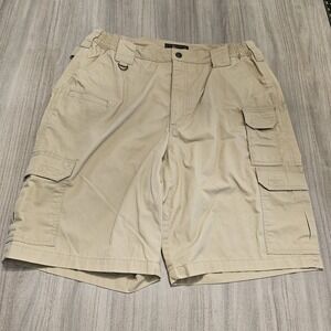 5.11 Tactical Taclite 10" Pro Ripstop Men's Cargo Shorts Size 36 Khaki‎ Brown